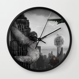 King Sloth Wall Clock