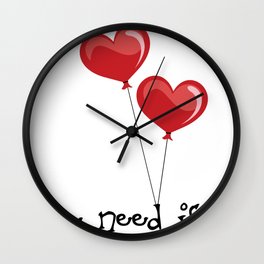 all you need is love Wall Clock