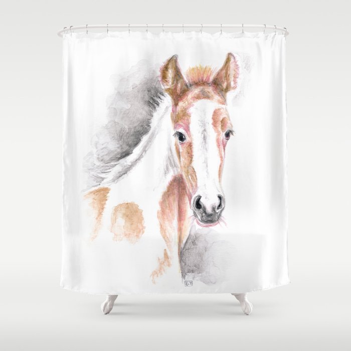 Ginger Horsi Shower Curtain
