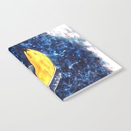 Banana Dislodges Fish Notebook