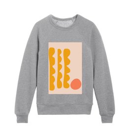 Spring Whimsy in Pastels Kids Crewneck