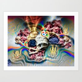 Body Offering to the Guests of the Six Realms Art Print