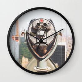 Rockefeller view | travel photography view New York architecture Wall Clock