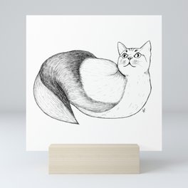 Cat Slug Mini Art Print
