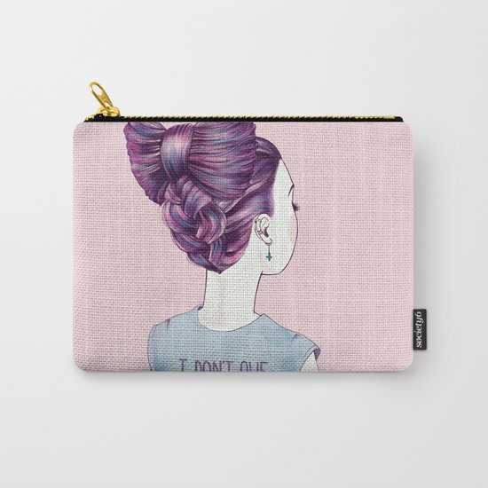 i don't owe you a smile Carry-All Pouch