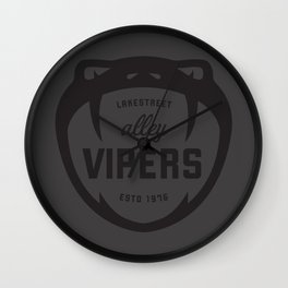 Lakestreet Alley Vipers Wall Clock
