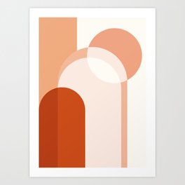 abstract minimal #7 Art Print