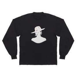 Lady with Hat-7  Long Sleeve T Shirt