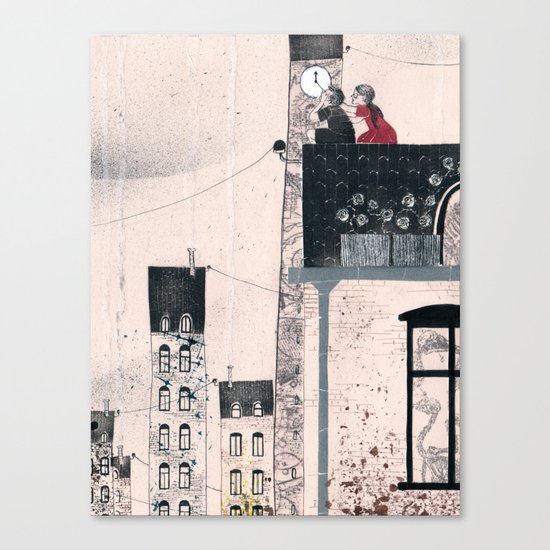 Snow Queen - Kay and Gerda Canvas Print