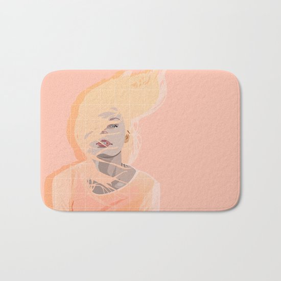 Peach Bath Mat
