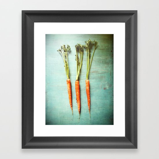 Eat Your Vegetables Framed Art Print