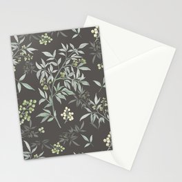 Green Bamboo surface pattern Stationery Card
