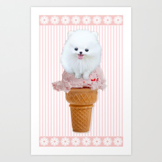 Two scoops Art Print