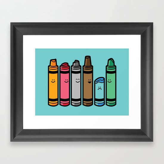 Overused Framed Art Print