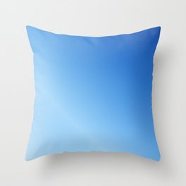 Light Blue and Blue Gradient Design Throw Pillow