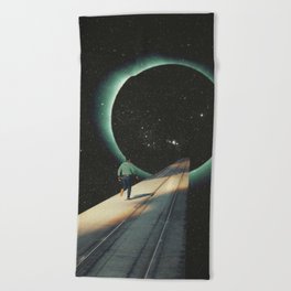 Escaping into the Void Beach Towel