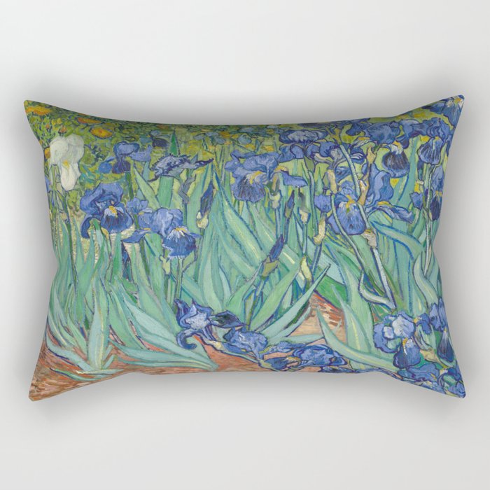 Irises, Van Gogh Rectangular Pillow