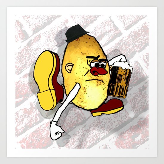 Potato Skin Art Print