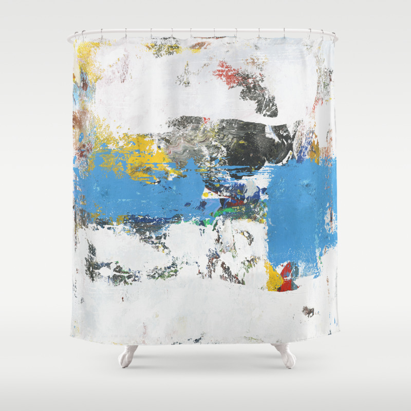 Crow Abstract Art Shower Curtain By Shawnmcnulty Society6