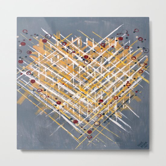 :: You Knit Me Together :: Metal Print