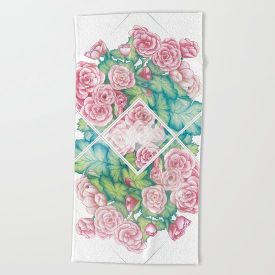 Flores Beach Towel