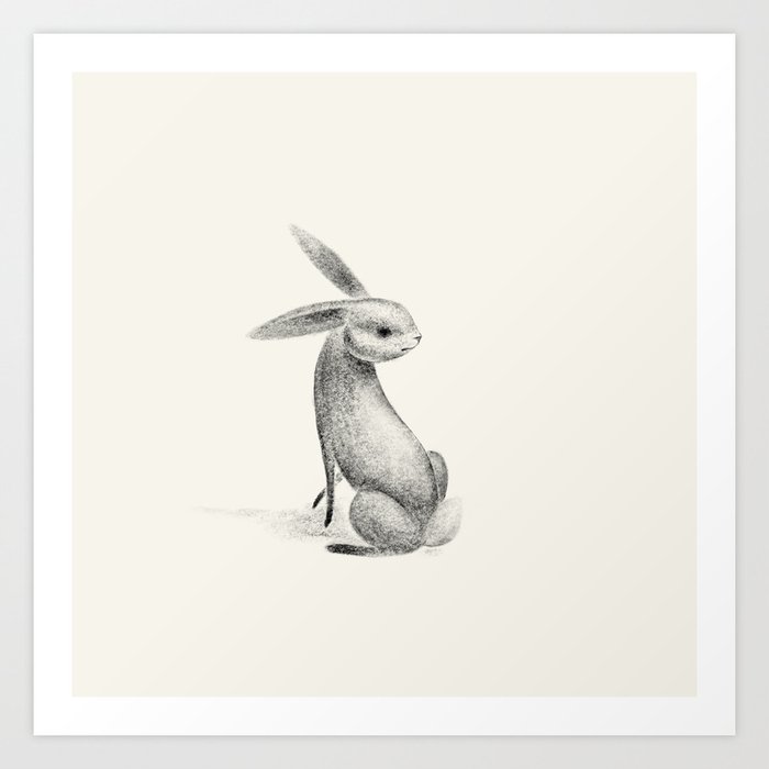 Rabbit rabbit Art Print
