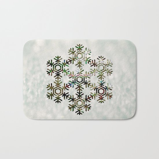 The Flower of Ice Bath Mat