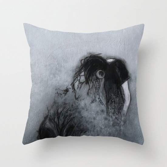 DISINTEGRATION Throw Pillow