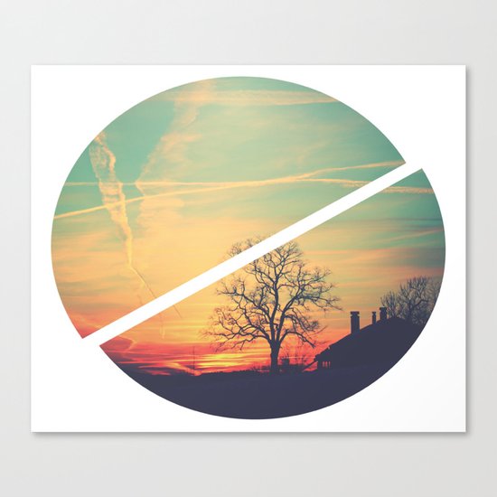 Colored Sky Canvas Print