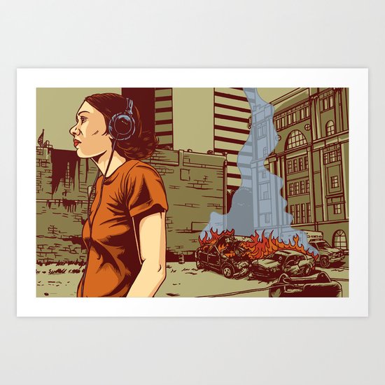 Locals Only - Portland, OR Art Print