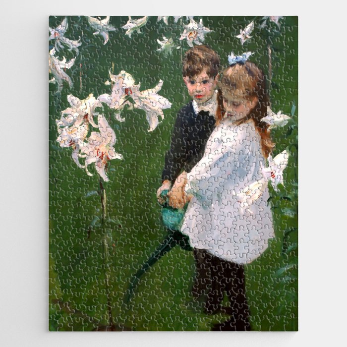 John Singer Sargent "Garden Study of the Vickers Children" Jigsaw Puzzle