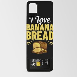 Banana Bread Recipe Chocolate Chip Nuts Vegan Android Card Case