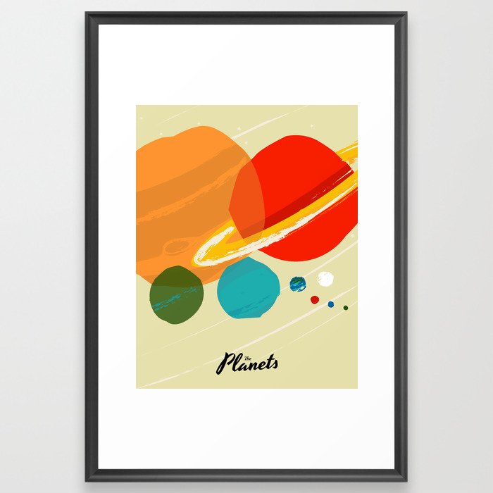 The Planets Framed Art Print