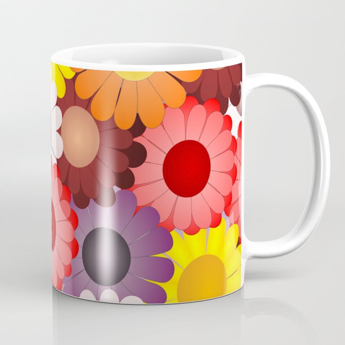 Colorful Daisies Coffee Mug