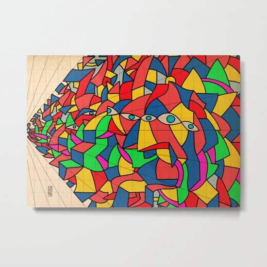 - calculax - Metal Print