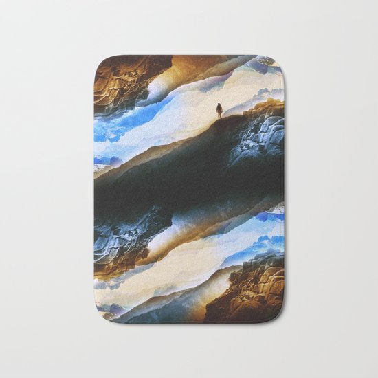 Vision of fire and ice Bath Mat