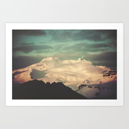 Sunset Mountains II Art Print