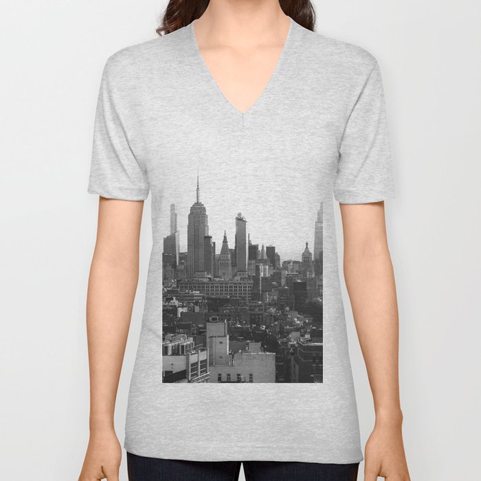 New York City V Neck T Shirt