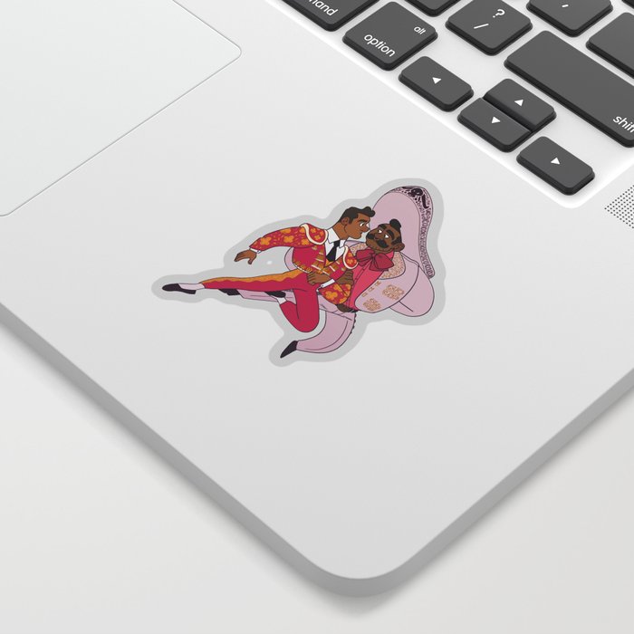 Pink romance Sticker