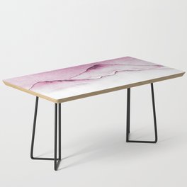 Pink Sky Mountains Coffee Table