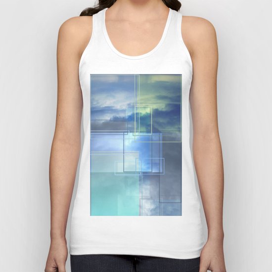 Clouds Unisex Tank Top