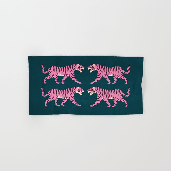 Fierce: Night Race Pink Tiger Edition Hand & Bath Towel