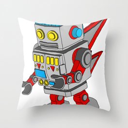 Dub-Bot Throw Pillow