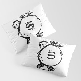 Mister Money Bag Pillow Sham