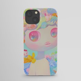 'Sunshine' cute colorful rainbow pastel art iPhone Case