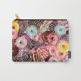 Donuts Carry-All Pouch | Sweetness, Pattern, Digital, Patty, Donut, Sweet, Bun, Fastfood, Pastry, Graphicdesign 