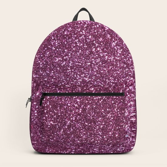 pink backpack glitter