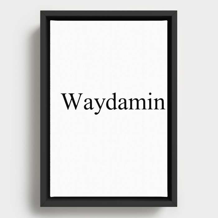 waydamin Framed Canvas