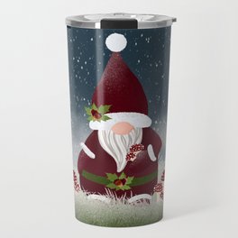 Mr Frosty Forest Nordic Gnome Travel Mug