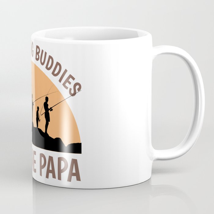 My Fishing Buddies Call Me Papa Shirt Funny Grandpa Coffee Mug
